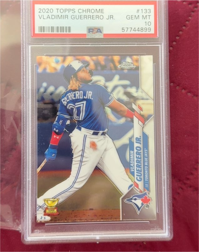 2020 Topps Chrome #133 Vladimir Guerrero Jr. — front