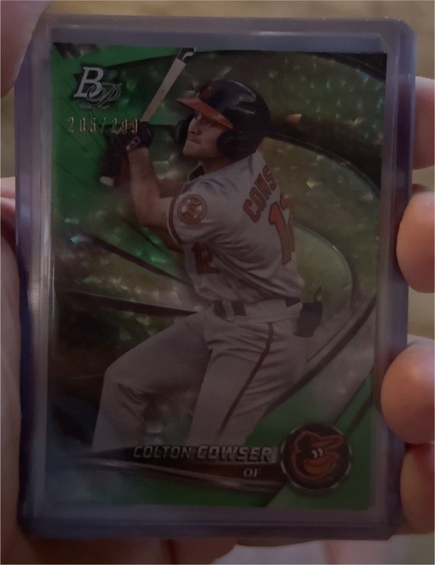 2022 Bowman Platinum #TOP-76 Colton Cowser — front