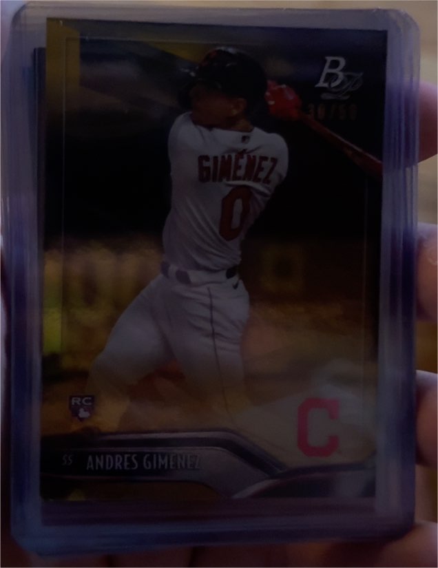 2021 Bowman Platinum #76 Andres Gimenez — front