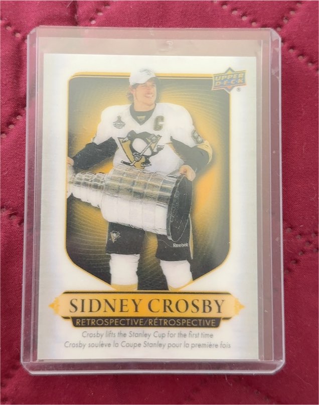 2024-25 Upper Deck Tim Hortons #SC-5 Sidney Crosby Retrospective — front