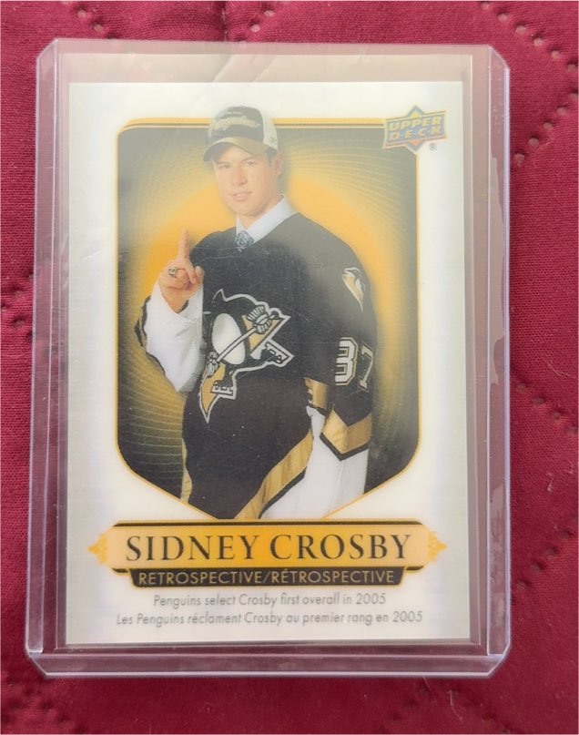2024-25 Upper Deck Tim Hortons #SC-1 Sidney Crosby Retrospective — front