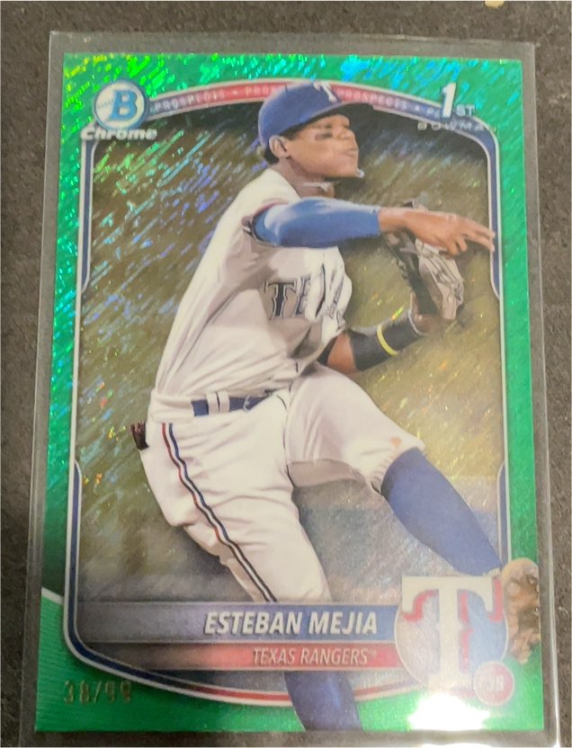 2025 Bowman Chrome #BCP-9 Esteban Mejia — front
