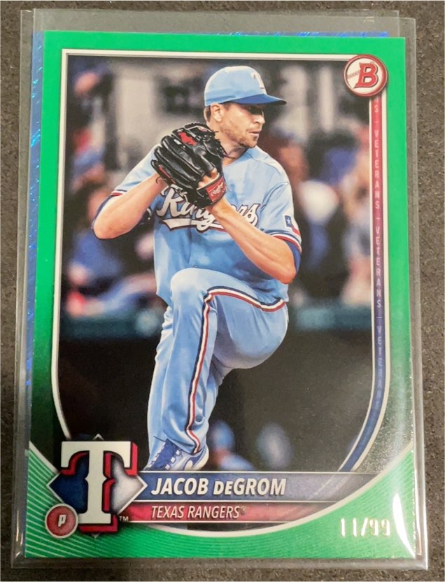 2025 Bowman #28 Jacob DeGrom — front