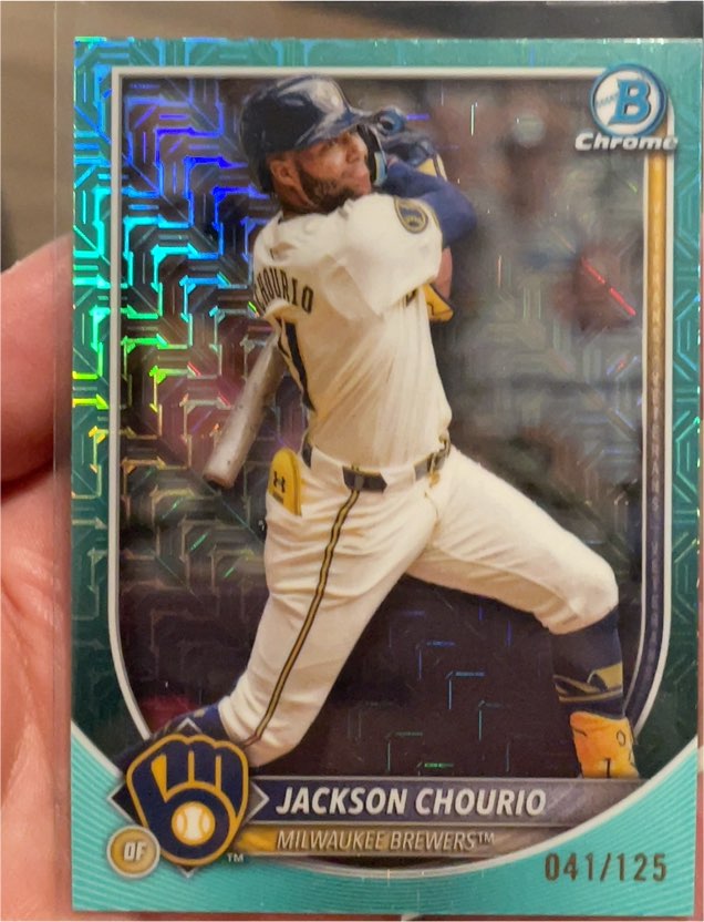 2025 Bowman Chrome #11 Jackson Chourio — front