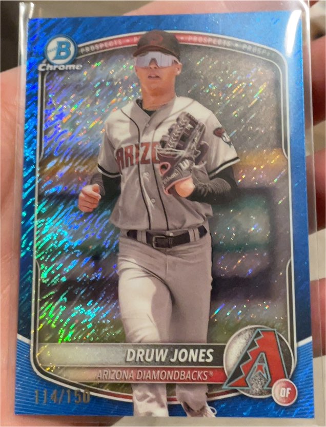 2025 Bowman Chrome Prospects #BCP-138 Druw Jones — front