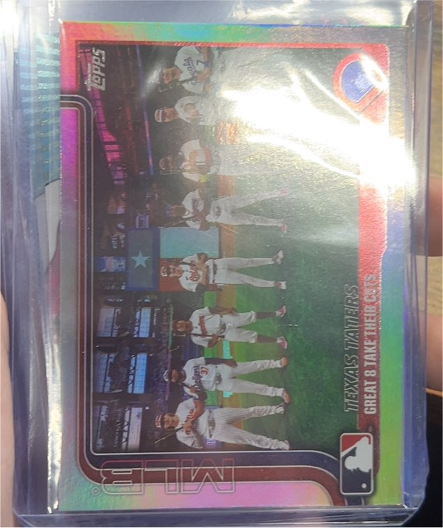 2025 Topps Series 2 #409 Texas Taters Great 8 Take Their Cuts — front