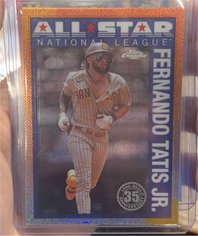 2025 Topps Series 2 1990 Chrome All Star #90ASC-31 Fernando Tatis Jr. — front
