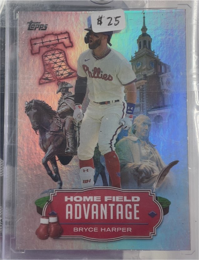 2023 Topps Series 1 Home Field Advantage #HA-7 Bryce Harper — front