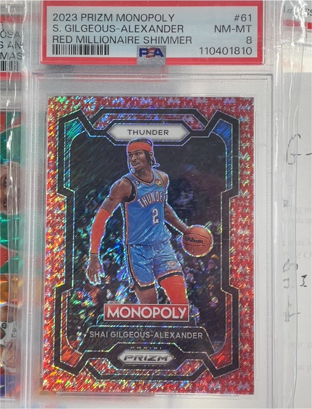 2023 Panini Prizm Monopoly #61 Shai Gilgeous-Alexander — front