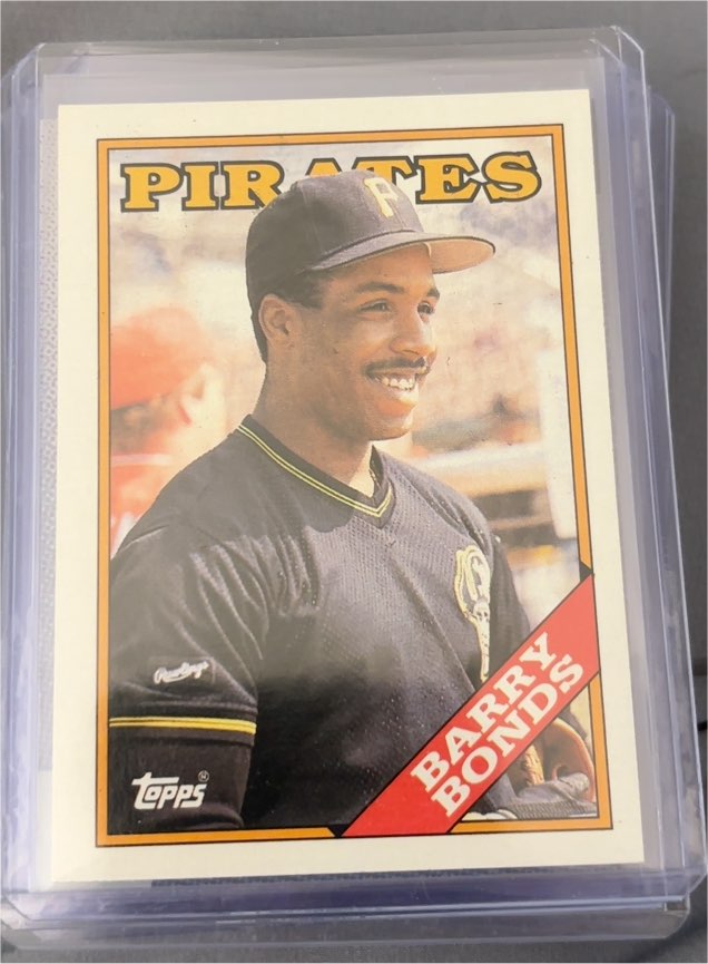1988 Topps #450 Barry Bonds — front