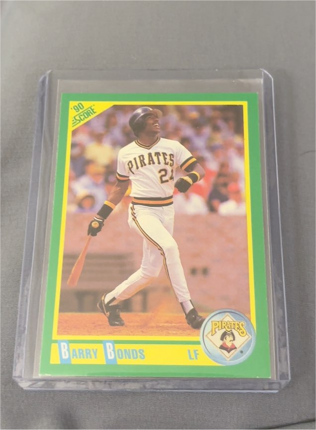 1990 Score #4 Barry Bonds — front