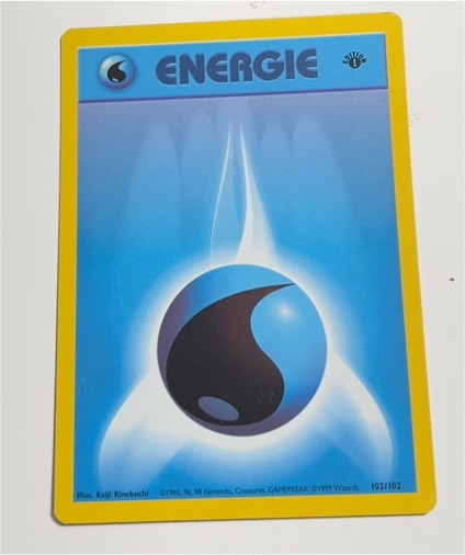 1999 Pokémon Base Set #102 Water Energy — front