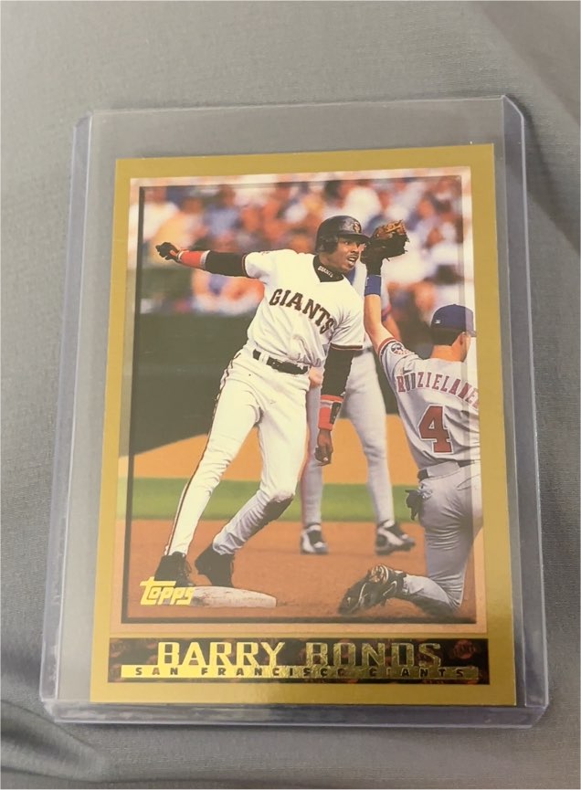1998 Topps #317 Barry Bonds — front