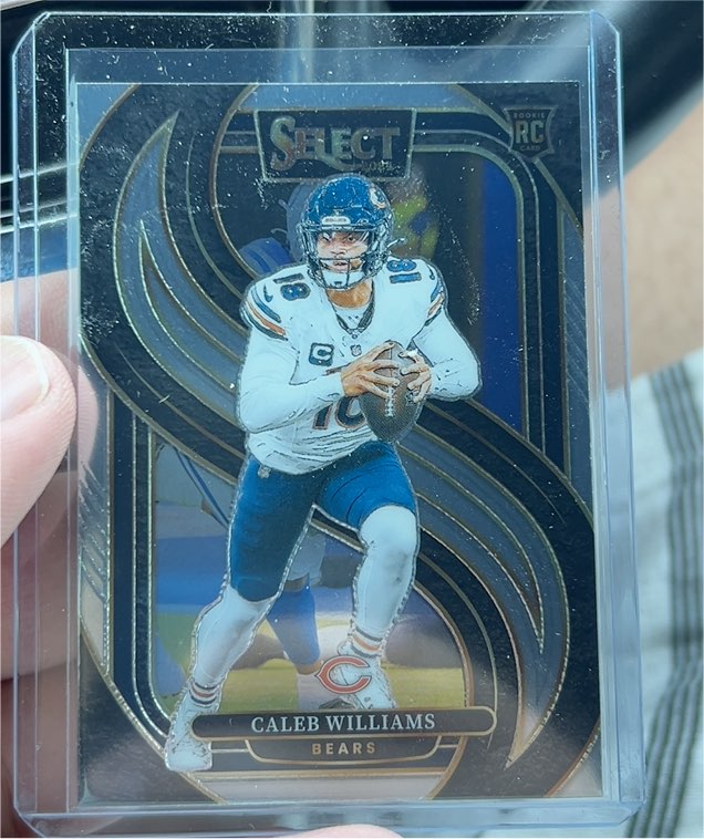 2024 Panini Select #114 Caleb Williams Premier Level Rookie Card — front