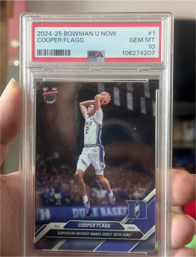 2024-25 Bowman U Now #1 Cooper Flagg — front