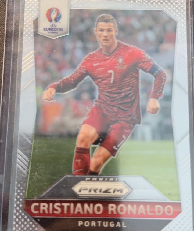 2016 Panini Prizm UEFA Euro #97 Cristiano Ronaldo — front