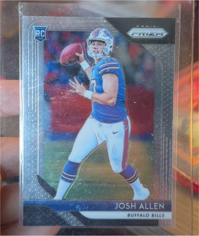 2018 Panini Prizm #205 Josh Allen Rookie Card — front