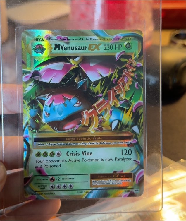 2016 Pokémon TCG XY Evolutions #2 Mega Venusaur EX — front
