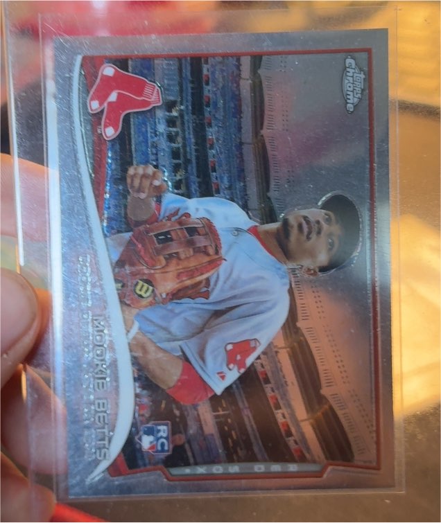 2014 Topps Chrome Update #MB-46 Mookie Betts Rookie Debut — front