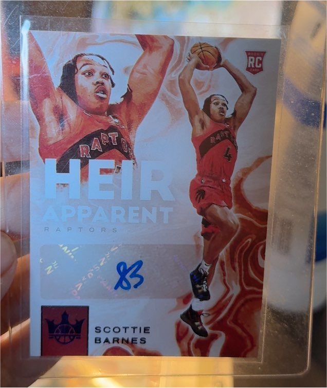 2021 Panini Court Kings Heir Apparent #HA-SB Scottie Barnes — front
