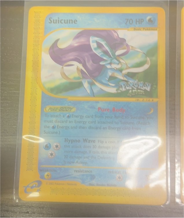 2002 Pokémon Black Star Promo #53 Suicune — front
