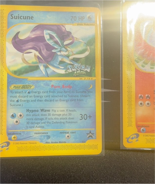 2002 Pokémon WOTC Black Star Promo #53 Suicune — front