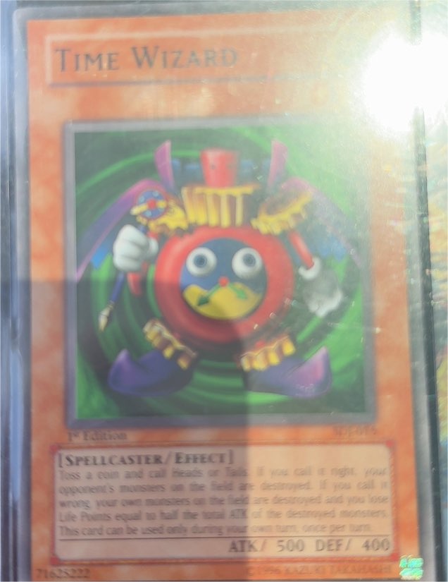 2002 Yu-Gi-Oh! SDJ-015 Time Wizard — front