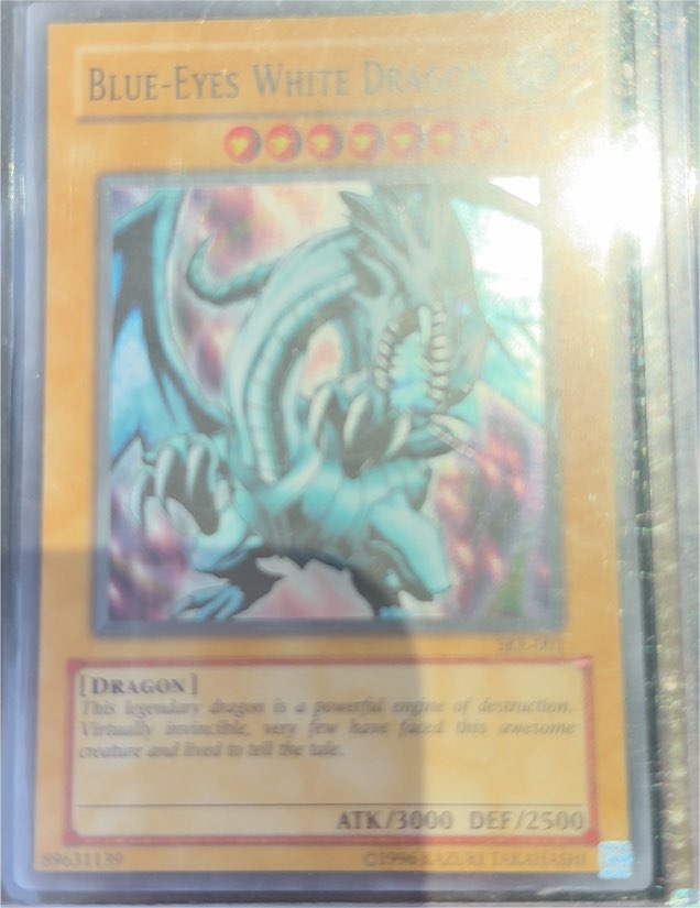 2004 Yu-Gi-Oh! #SKE-001 Blue-Eyes White Dragon — front