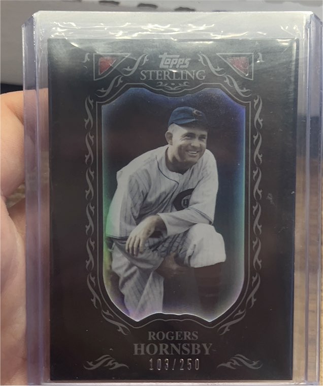 2009 Topps Sterling #103 Rogers Hornsby — front