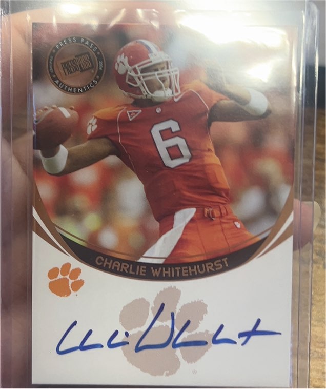 2006 Press Pass Autographs Bronze #66 Charlie Whitehurst — front