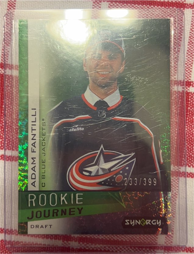 2023-24 Upper Deck Synergy Rookie Journey Draft #RJ-11 Adam Fantilli — front