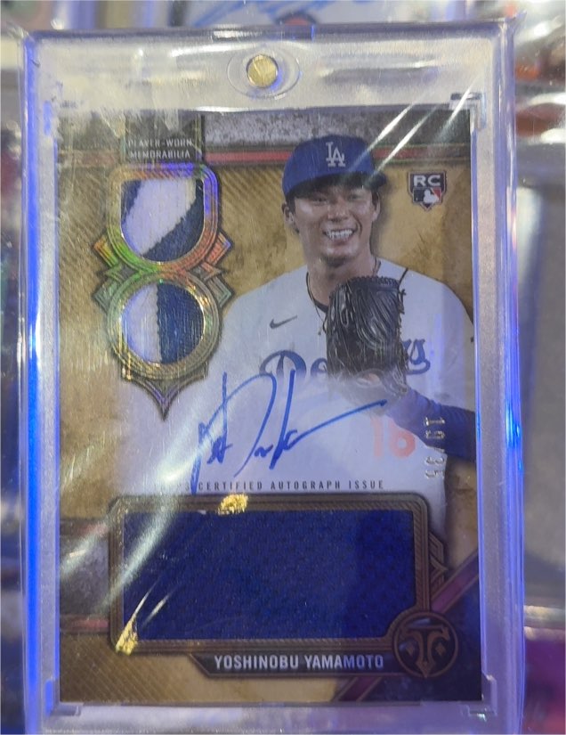 2024 Topps Triple Threads #RAR-YY Yoshinobu Yamamoto — front