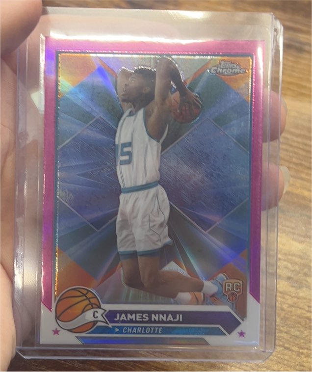 2023-24 Topps Chrome #173 James Nnaji — front