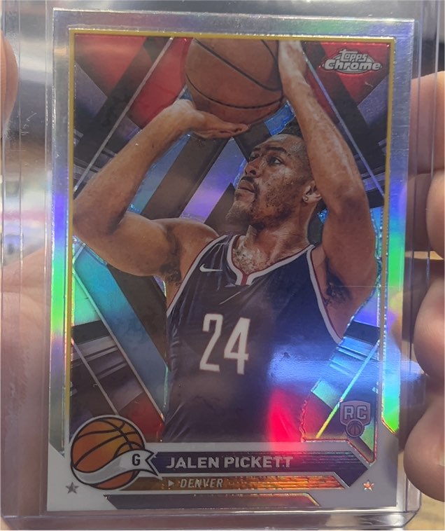 2023-24 Topps Chrome #165 Jalen Pickett — front