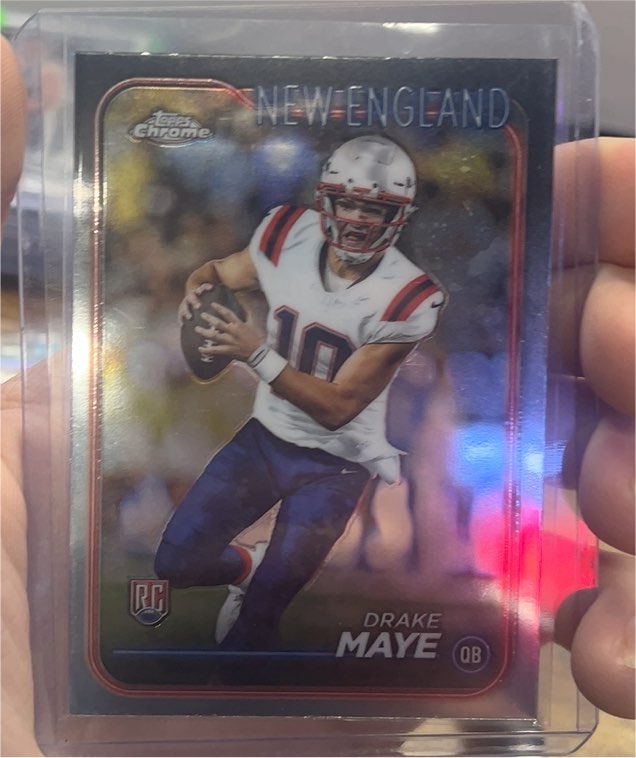 2024 Topps Chrome #203 Drake Maye — front