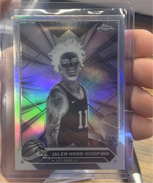 2023-24 Topps Chrome #35 Jalen Hood-Schifino — front