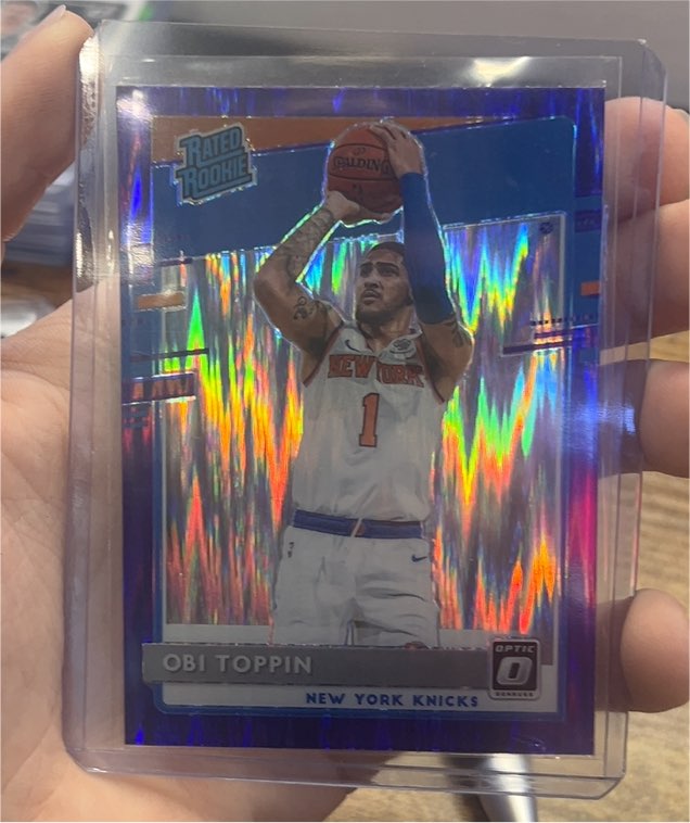 2020-21 Donruss Optic #158 Obi Toppin — front