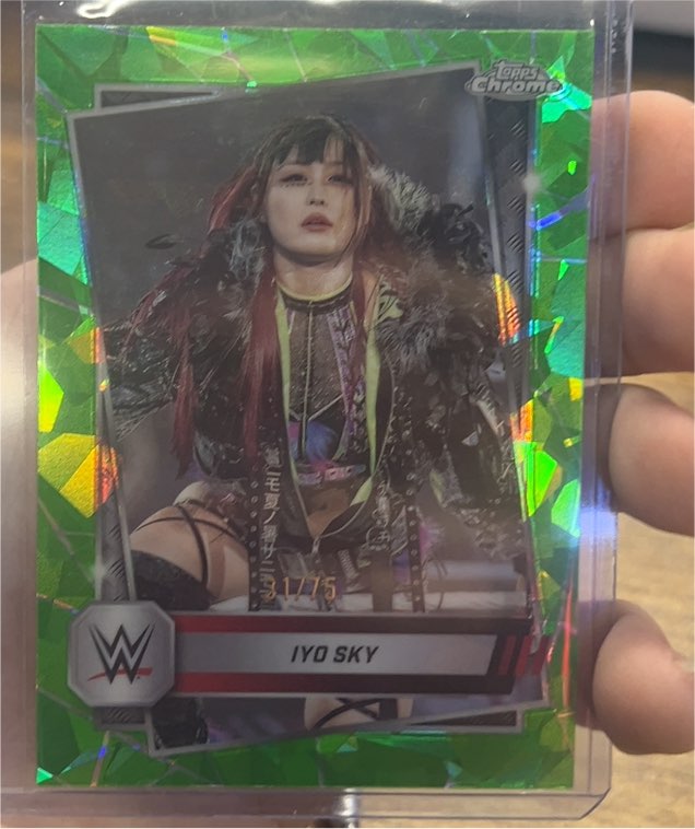 2025 Topps Chrome WWE #99 Iyo Sky — front