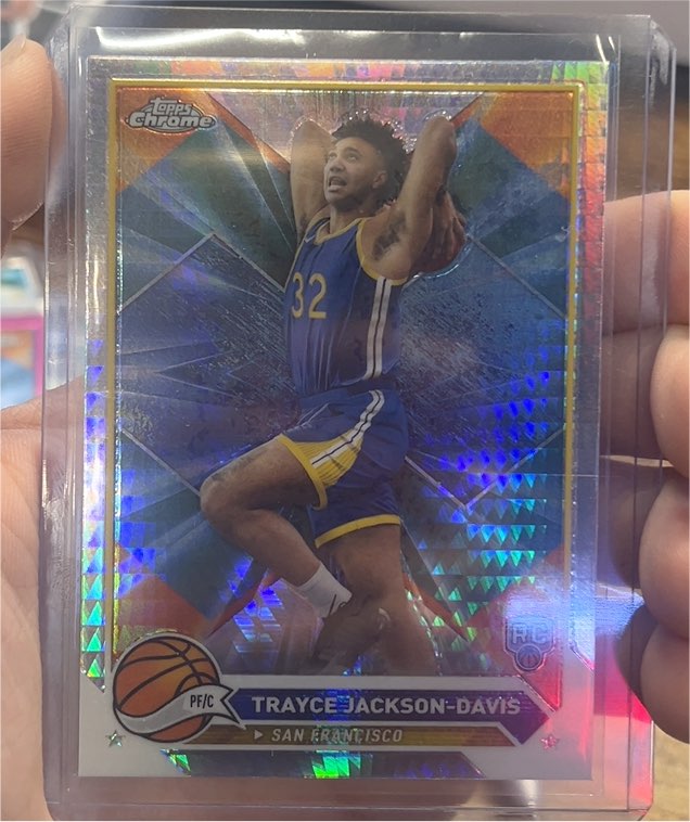 2023-24 Topps Chrome #176 Trayce Jackson-Davis — front