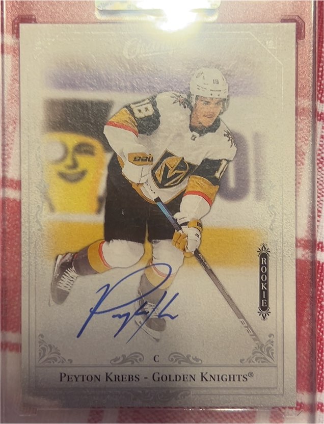 2020-21 Upper Deck Clear Cut Champs #C-PK Peyton Krebs — front