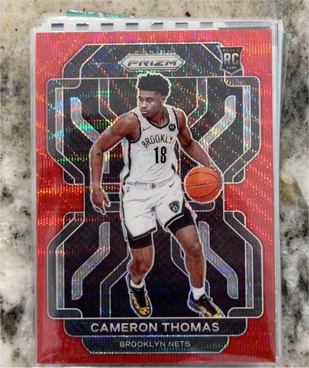 2021-22 Panini Prizm #297 Cameron Thomas — front