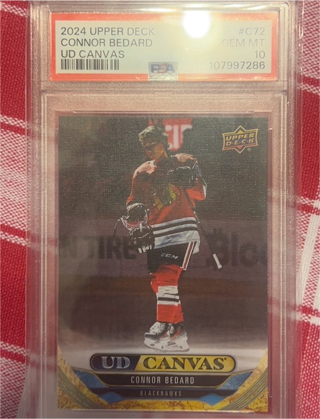 2024 Upper Deck UD Canvas #C-72 Connor Bedard — front