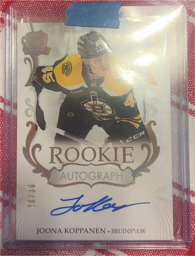 2023-24 Upper Deck The Cup #20 Joona Koppanen Rookie Autograph — front