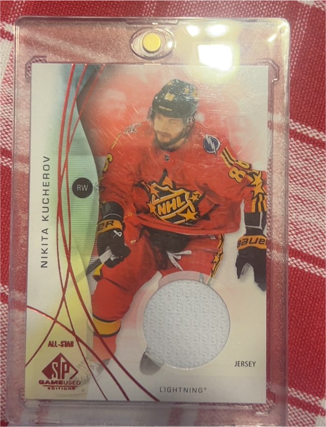 2024-25 Upper Deck SP Game Used #123 Nikita Kucherov — front