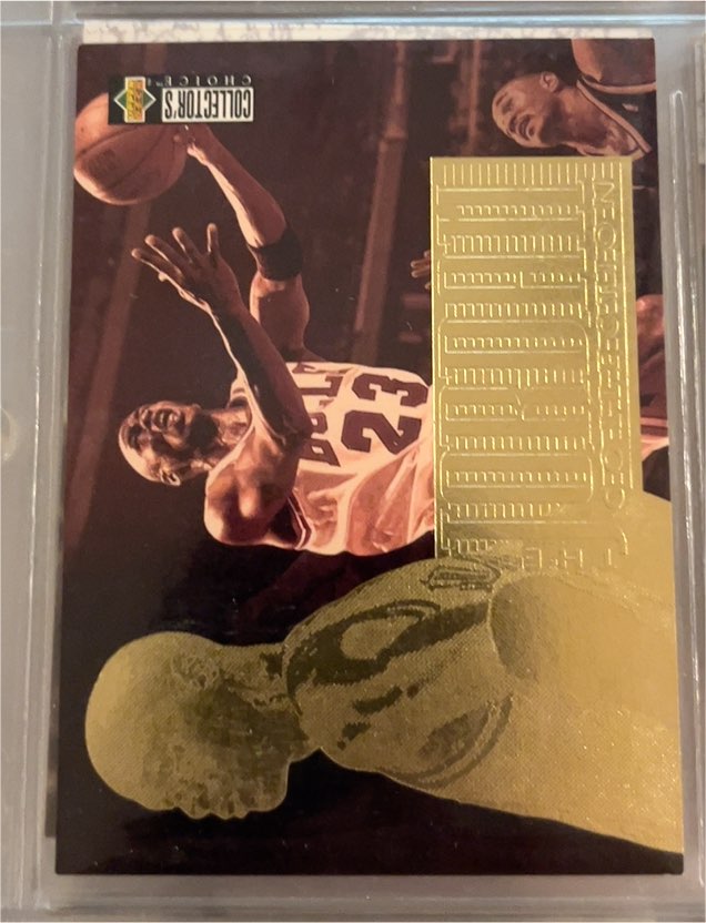 1995-96 Upper Deck The Jordan Collection #JC12 Michael Jordan The Scoring Records — front