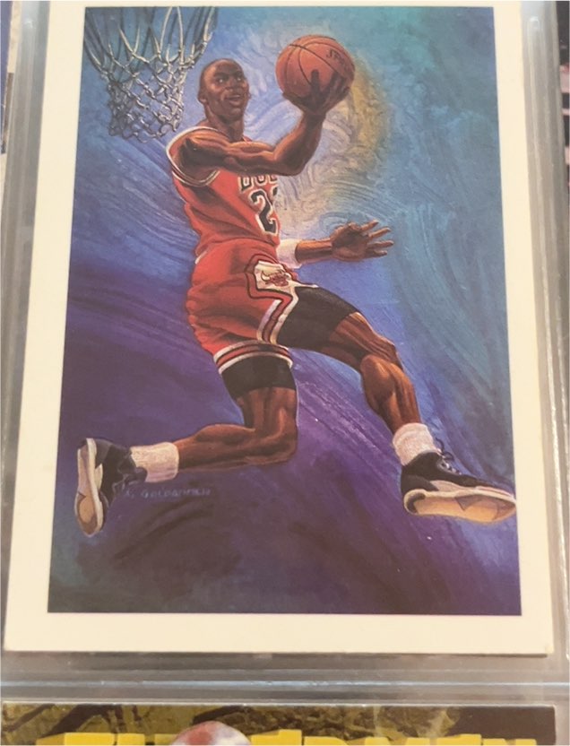 1990-91 Hoops #358 Michael Jordan Chicago Bulls Team Checklist — front