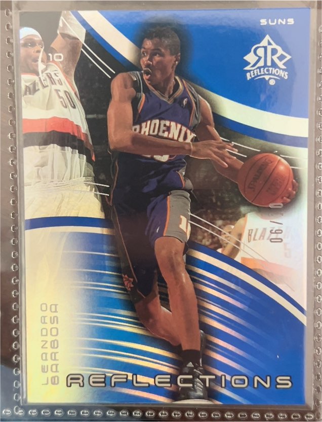 2003-04 Upper Deck Triple Dimensions #63 Leandro Barbosa Reflections — front