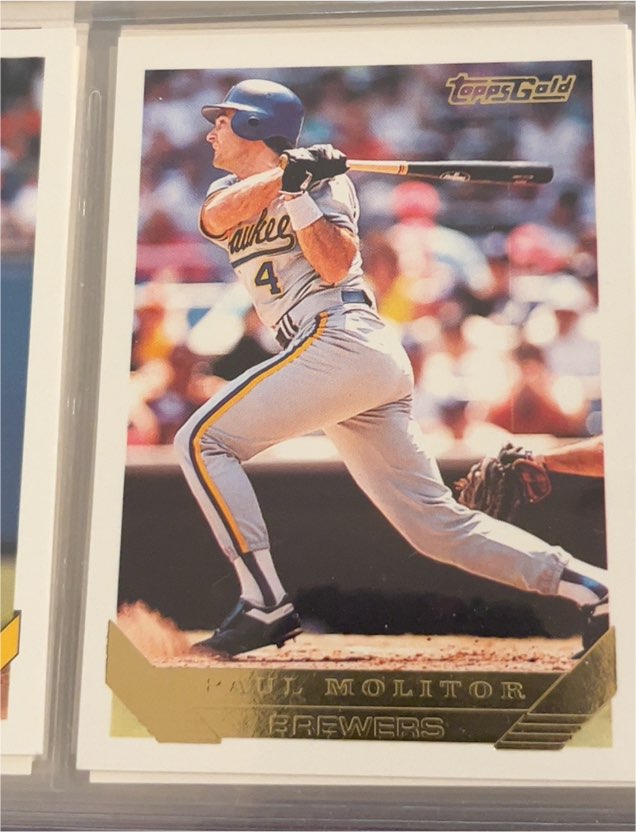 1993 Topps Gold #207 Paul Molitor — front