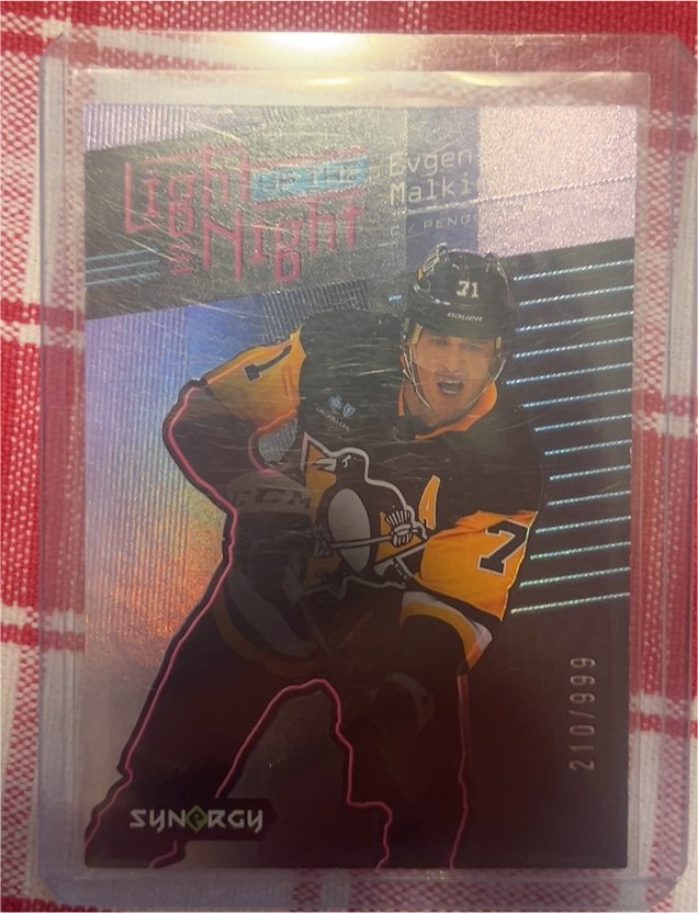 2023-24 Upper Deck Synergy Light Up the Night #LN-EM Evgeni Malkin — front