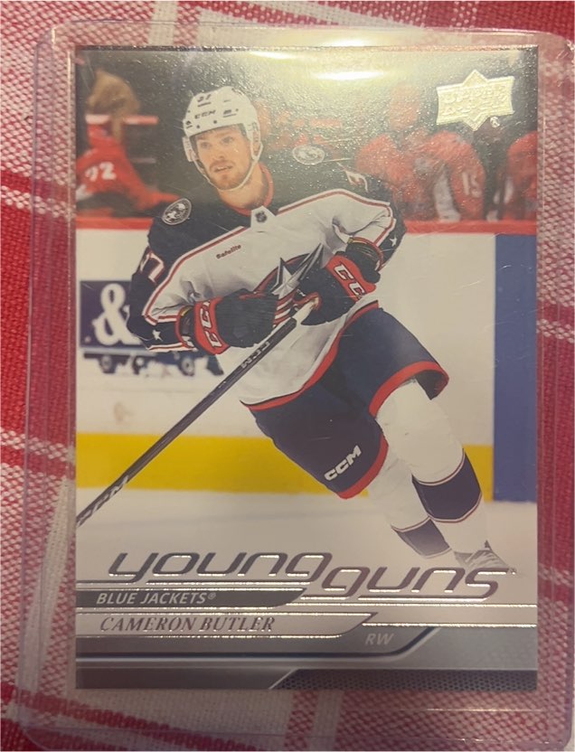 2024-25 Upper Deck Series 2 Young Guns #455 Cameron Butler — front
